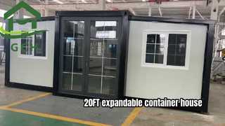 20FT expandable container house |European style doors and windows