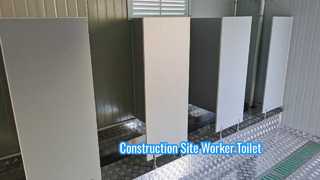 Construction Site Worker Toilet