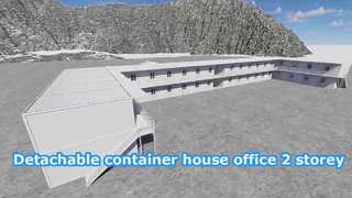 6*3 m prefab house for construction site offices or dormitory