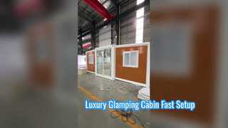 Expandable Container Cabin for Glamping and Farm Resorts