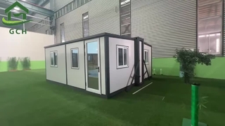 Modern 15FT Expandable House | Clean White Walls & Black Frames